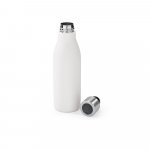 CHILWELL. Garrafa em a&ccedil;o inox 90% reciclado de parede dupla t&eacute;rmica com sistema de auto-sanitiza&ccedil;&atilde;o UV (500 mL) - Branco
