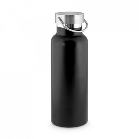 DUPLANTIS. Garrafa em a&ccedil;o inox 36% reciclado com isolamento a v&aacute;cuo (810 mL) - Preto