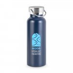 DUPLANTIS. Garrafa em a&ccedil;o inox 36% reciclado com isolamento a v&aacute;cuo (810 mL) - Azul marinho