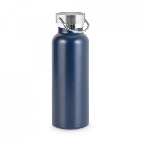 DUPLANTIS. Garrafa em a&ccedil;o inox 36% reciclado com isolamento a v&aacute;cuo (810 mL) - Azul marinho