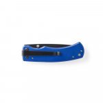 ALICK II. Canivete em a&ccedil;o inox e metal com fecho de seguran&ccedil;a - Azul marinho