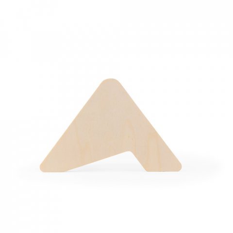 PLYCORK. Porta copos em madeira com 6 bases para copos em corti&ccedil;a - Natural