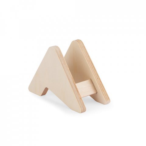 PLYCORK. Porta copos em madeira com 6 bases para copos em corti&ccedil;a - Natural