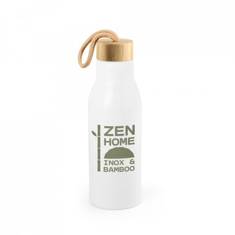 TOOMEY. Squeeze em a&ccedil;o inox 90% reciclado, de parede simples com acabamento em mate (570 mL)