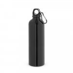 KARSTEN L. Squeeze esportiva em a&ccedil;o inox de parede simples (790 mL) - Preto