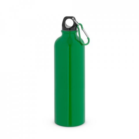 KARSTEN L. Squeeze esportiva em a&ccedil;o inox de parede simples (790 mL) - Verde