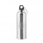 KARSTEN L. Squeeze esportiva em a&ccedil;o inox de parede simples (790 mL) - Cromado satinado