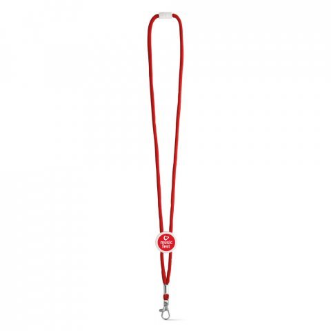 WEAVE. Cord&atilde;o de pesco&ccedil;o em poli&eacute;ster - Vermelho