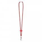 WEAVE. Cord&atilde;o de pesco&ccedil;o em poli&eacute;ster - Vermelho