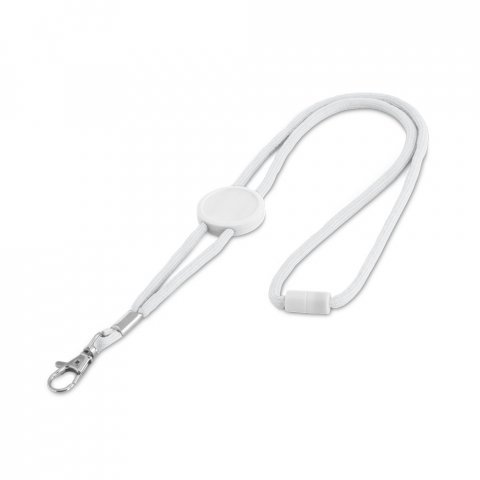 WEAVE. Cord&atilde;o de pesco&ccedil;o em poli&eacute;ster - Branco