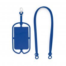 NICOLAUS. Porta cart&otilde;es para celular em silicone