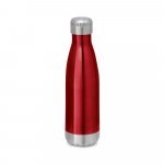 SHOW. Garrafa em a&ccedil;o inox de parede dupla t&eacute;rmica, isolada a v&aacute;cuo (510 mL) - Vermelho