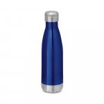 SHOW. Garrafa em a&ccedil;o inox de parede dupla t&eacute;rmica, isolada a v&aacute;cuo (510 mL) - Azul royal