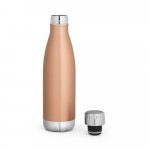 SHOW. Garrafa em a&ccedil;o inox de parede dupla t&eacute;rmica, isolada a v&aacute;cuo (510 mL) - Cobre