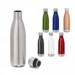 SHOW. Garrafa em a&ccedil;o inox de parede dupla t&eacute;rmica, isolada a v&aacute;cuo (510 mL)