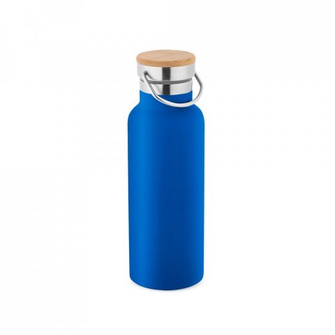 RAGNAR. Garrafa em a&ccedil;o inox de parede dupla t&eacute;rmica, isolada a v&aacute;cuo (570 mL) - Azul