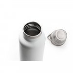 RAGNAR. Garrafa em a&ccedil;o inox de parede dupla t&eacute;rmica, isolada a v&aacute;cuo (570 mL) - Branco