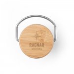 RAGNAR. Garrafa em a&ccedil;o inox de parede dupla t&eacute;rmica, isolada a v&aacute;cuo (570 mL) - Branco