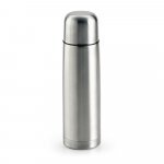 KARPOV. Garrafa em a&ccedil;o inox de parede dupla t&eacute;rmica, isolada a v&aacute;cuo (500 mL ) - Cromado