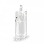 KWILL. Squeeze dobr&aacute;vel em PE com sistema "push-pull" e acabamento transl&uacute;cido (460 mL) - Branco