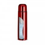 LUKA. Squeeze t&eacute;rmico em a&ccedil;o inox 500 mL - Vermelho