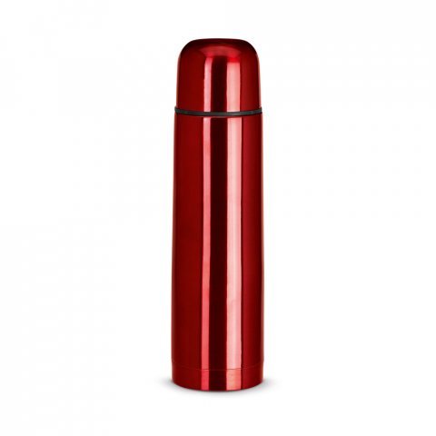 LUKA. Squeeze t&eacute;rmico em a&ccedil;o inox 500 mL - Vermelho
