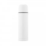 LUKA. Squeeze t&eacute;rmico em a&ccedil;o inox 500 mL - Branco
