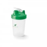 NURMI. Shaker em HDPE com tampa flip top em PP (550 mL) - Verde
