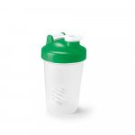 NURMI. Shaker em HDPE com tampa flip top em PP (550 mL) - Verde