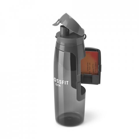 PEPE. Squeeze em Tritan&trade; com tampa em PP 800 mL - Cinza
