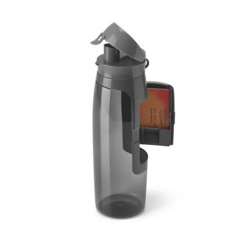 PEPE. Squeeze em Tritan&trade; com tampa em PP 800 mL - Cinza