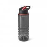 ODRET. Squeeze em AS e tampa em PP, com bico de canudo flip (650 mL) - Vermelho