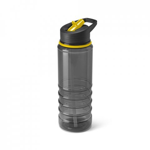 ODRET. Squeeze em AS e tampa em PP, com bico de canudo flip (650 mL) - Amarelo