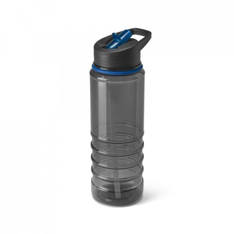 ODRET. Squeeze em AS e tampa em PP, com bico de canudo flip (650 mL) - Azul royal
