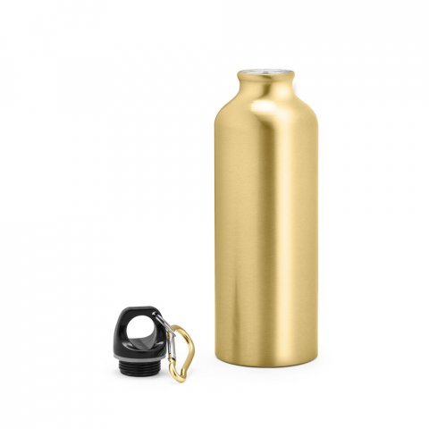 ERALD. Squeeze em alum&iacute;nio com mosquet&atilde;o (530 mL) - Dourado satinado