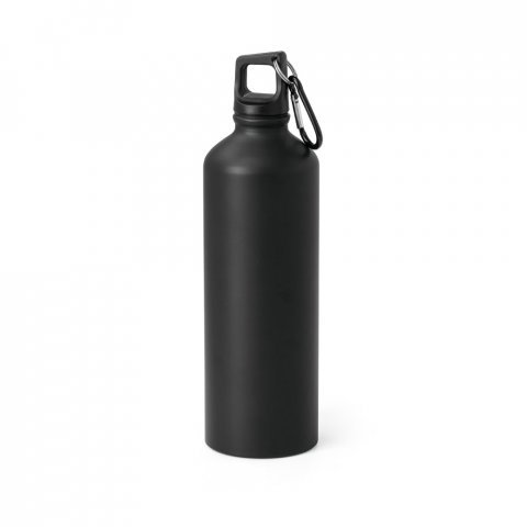 SPORTY. Squeeze em alum&iacute;nio com acabamento mate (800 mL) - Preto
