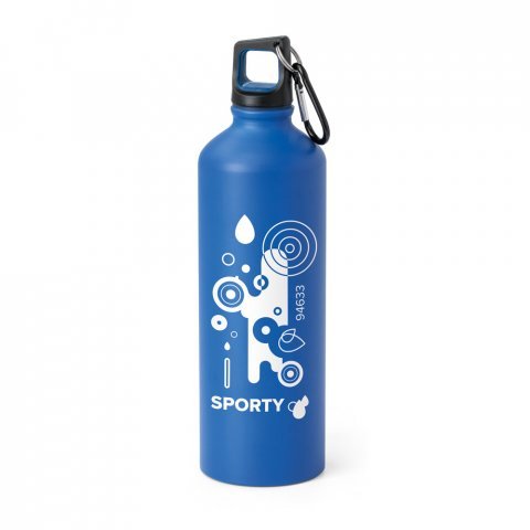 SPORTY. Squeeze em alum&iacute;nio com acabamento mate (800 mL) - Azul