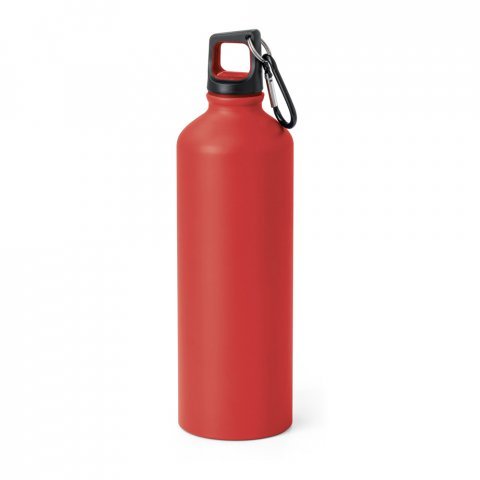 SPORTY. Squeeze em alum&iacute;nio com acabamento mate (800 mL) - Vermelho