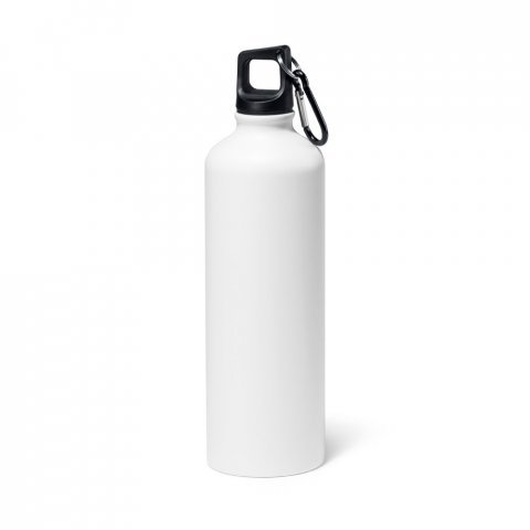 SPORTY. Squeeze em alum&iacute;nio com acabamento mate (800 mL) - Branco