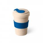 CANNA. Copo para viagem em fibra de bambu (60%) e PP (40%) (500 mL) - Azul royal