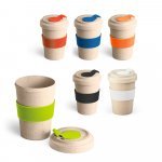CANNA. Copo para viagem em fibra de bambu (60%) e PP (40%) (500 mL)