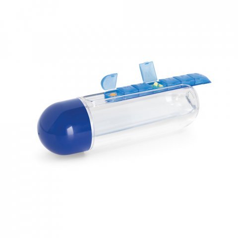 OTHMER. Squeeze em AS com tampa em PE 740 mL - Azul royal