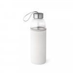 RAISE. Squeeze em vidro e tampa em a&ccedil;o inox com al&ccedil;a (520 mL) - Branco