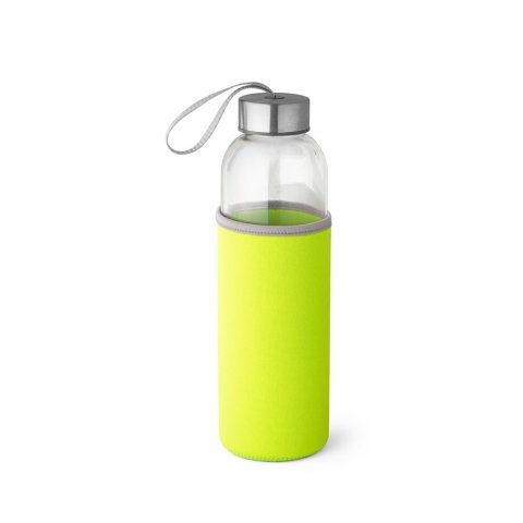 RAISE. Squeeze em vidro e tampa em a&ccedil;o inox com al&ccedil;a (520 mL) - Verde claro
