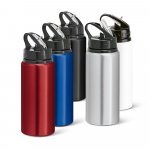 LEMON. Squeeze em alum&iacute;nio, com bico de canudo flip e canudo (670 mL)