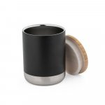 NORRE TUMBLER. Copo de viagem em a&ccedil;o inox, t&eacute;rmico com parede dupla isolada a v&aacute;cuo (370 mL) - Preto