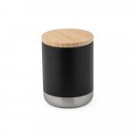 NORRE TUMBLER. Copo de viagem em a&ccedil;o inox, t&eacute;rmico com parede dupla isolada a v&aacute;cuo (370 mL) - Preto