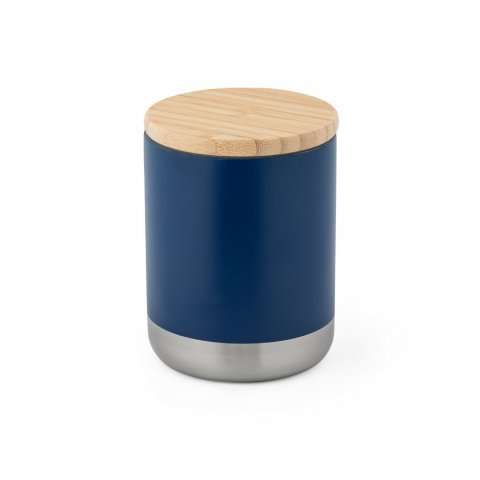 NORRE TUMBLER. Copo de viagem em a&ccedil;o inox, t&eacute;rmico com parede dupla isolada a v&aacute;cuo (370 mL) - Azul marinho