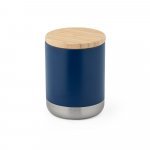 NORRE TUMBLER. Copo de viagem em a&ccedil;o inox, t&eacute;rmico com parede dupla isolada a v&aacute;cuo (370 mL) - Azul marinho