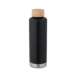 NORRE BOTTLE. Garrafa em a&ccedil;o inox de parede dupla t&eacute;rmica, isolada a v&aacute;cuo (640 mL) - Preto